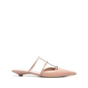 Rockstud Caged Kitten Heel Flats Valentino Garavani , Pink , Dames