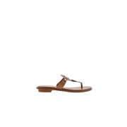 Camel Leren Sandalen Michael Kors , Brown , Dames