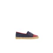 Marineblauw en Rood Insignia Espadrilles Carolina Herrera , Multicolor...