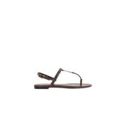 Sandals Saint Laurent , Brown , Dames