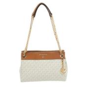 Pre-owned Leather totes Michael Kors Pre-owned , White , Dames