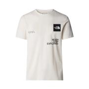 Witte T-shirts en Polos The North Face , White , Heren