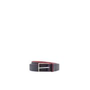 Gevlochten leren riem zwart Carolina Herrera , Black , Heren