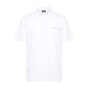 Polo Shirts Ermenegildo Zegna , White , Heren