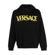 Sweatshirts Versace , Black , Heren