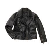 Leather Jackets Blauer , Black , Dames
