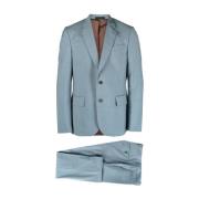 Single Breasted Suits Paul Smith , Blue , Heren