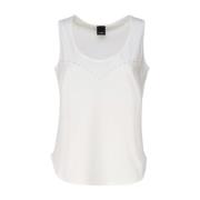 Sleeveless Tops Pinko , White , Dames