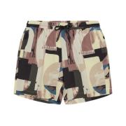 Zwembroek- Akshark AOP Swimshorts Anerkjendt , Multicolor , Heren