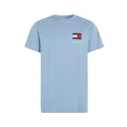 T-Shirt- TJM Slim FIT Essentail S/S Tommy Jeans , Blue , Heren