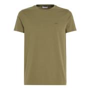 Stretch Slim Fit T-Shirt Calvin Klein , Green , Heren