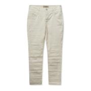 Cropped Trousers MOS Mosh , Beige , Dames