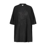 Vliegende Eenhoorn Tonal T-shirt Vetements , Black , Dames
