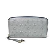 Pre-owned Leather wallets Jimmy Choo Pre-owned , Gray , Dames