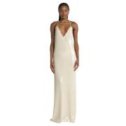 Maxi Dresses N21 , Beige , Dames