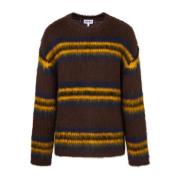 Round-neck Knitwear Kenzo , Brown , Heren