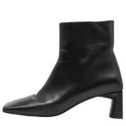 Pre-owned Leather boots Balenciaga Vintage , Black , Dames