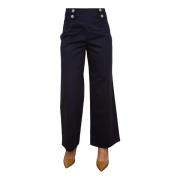 Wide Trousers Nenette , Blue , Dames