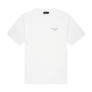 Quotrell Society Club T-shirt Heren Wit/Zwart Quotrell , White , Heren