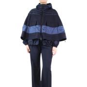 Pre-owned Fabric outerwear Moncler Pre-owned , Blue , Dames
