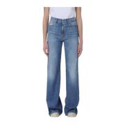 Wide Jeans Dondup , Blue , Dames