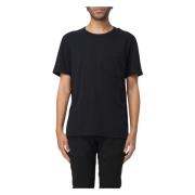 T-Shirts Dondup , Black , Heren