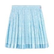 Short Skirts Versace , Blue , Dames