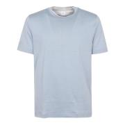 T-Shirts Eleventy , Blue , Heren