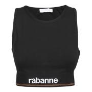 Tops Paco Rabanne , Black , Dames