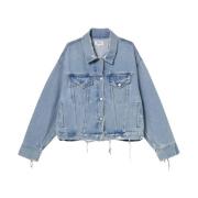 Denim Jackets Agolde , Blue , Dames