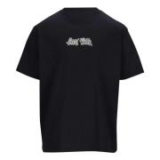 Zwart Graffiti Loose T-Shirt Gcds , Black , Heren