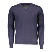 Harmont Blaine Blue Wool Sweater Harmont & Blaine , Blue , Heren