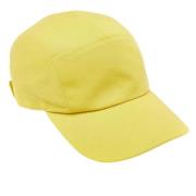 Pre-owned Cotton hats Hermès Vintage , Yellow , Heren