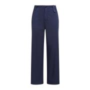 Tapered Trousers Maliparmi , Blue , Dames