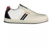 Witte Polyester Sneaker met Logo voor Heren Carrera , White , Heren