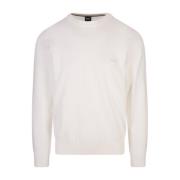 Round-neck Knitwear Hugo Boss , White , Heren