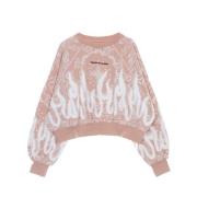 Sweatshirts Vision OF Super , Pink , Dames