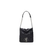 Shoulder Bags V73 , Black , Dames