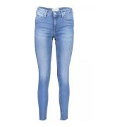 Lichtblauwe Skinny Fit Jeans met Logo Detail Calvin Klein , Blue , Dam...