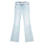 Bootcut and Flare Jeans - D-Ebbybelt Diesel , Blue , Dames