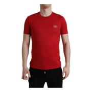 T-Shirts Dolce & Gabbana , Red , Heren