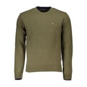 Round-neck Knitwear Napapijri , Green , Heren