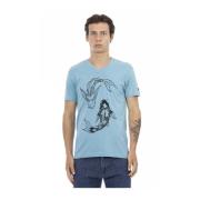 T-Shirts Trussardi , Blue , Heren