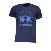 T-Shirts La Martina , Blue , Heren