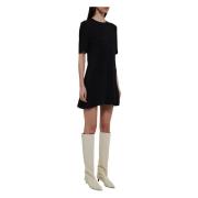 001 Jurk Jil Sander , Black , Dames