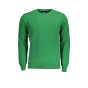 Groene Wollen Shirt met Lange Mouwen North Sails , Green , Heren