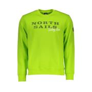 North Sails Green Cotton Sweater North Sails , Green , Heren