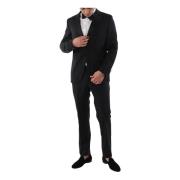 Single Breasted Suits Paoloni , Black , Heren
