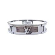 Pre-owned Metal bracelets Louis Vuitton Vintage , Gray , Dames