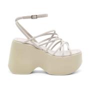 Zachte IJs Nappa Sandalen Vic Matié , Beige , Dames